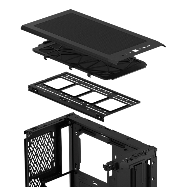 Fractal Design Meshify 2 Compact RGB Black Computer Case